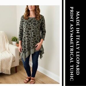 Made in Italy Animal Print Tunic – Lagenlook Style